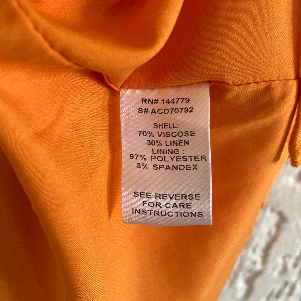 Vici Bright Orange Mini Dress Size Small - Picture 4 of 10